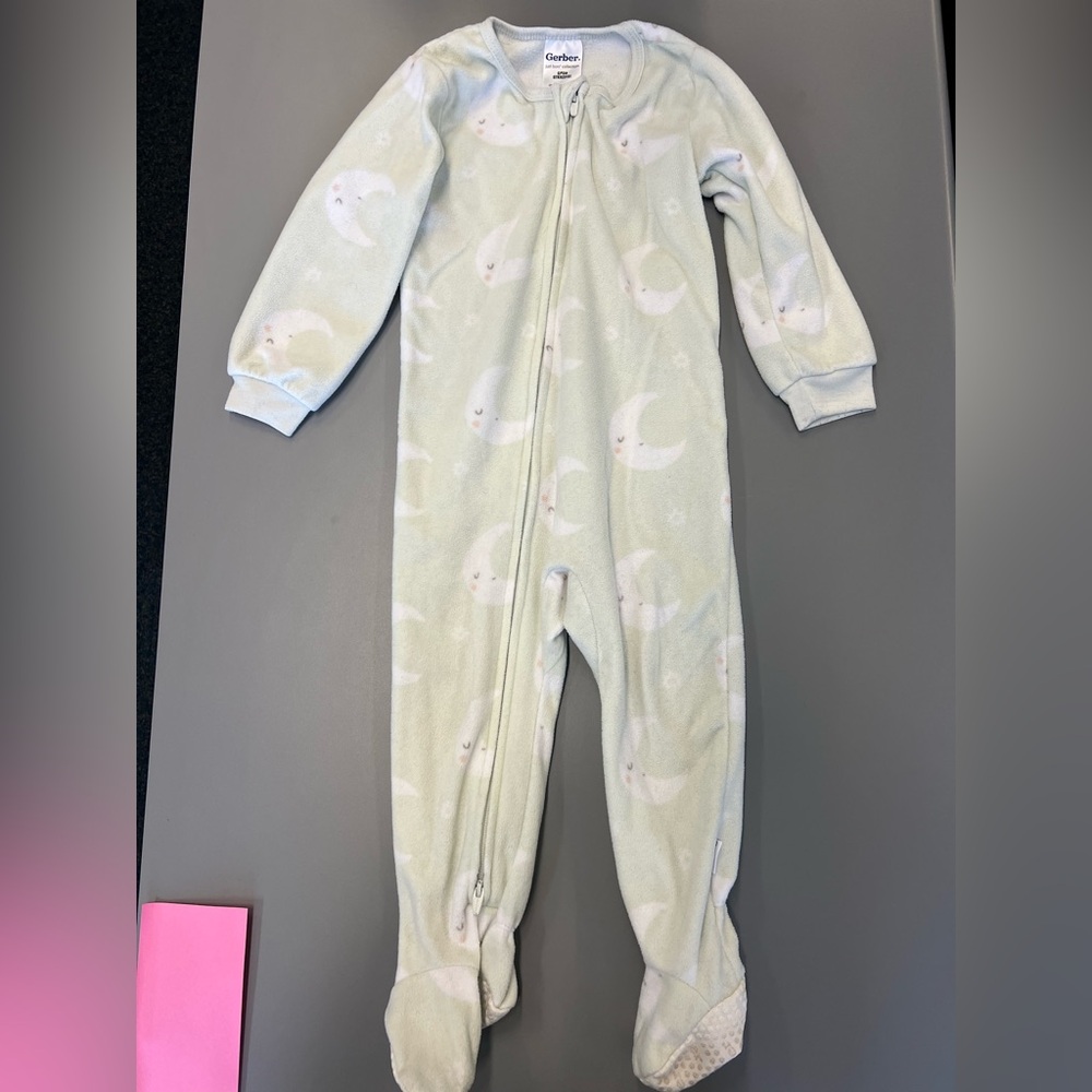 2T toddler girl pajamas lot footies fleece sleepwear